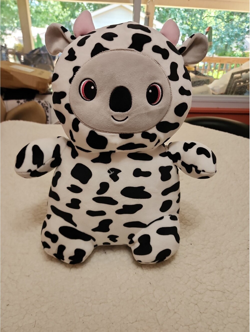 Cow Plush 14"×16"×5 Greenbrier International Preowned Very Soft Stuffed Animal